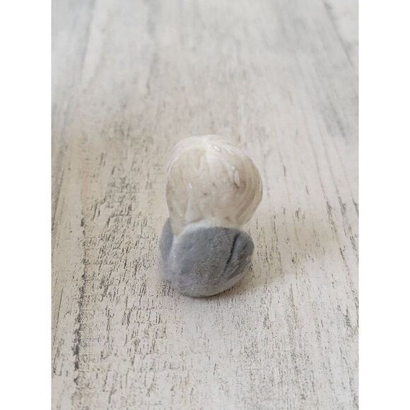 Mini shepherd sheepdog flocked pet accessory toy figure - Picture 4 of 6